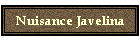 Nuisance Javelina